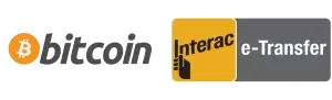 Accepted Payment Methods: Bitcoin and Interac e-Transfer